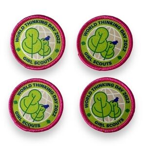 Girl Scouts World Thinking Day 2022 Patch Set of 4